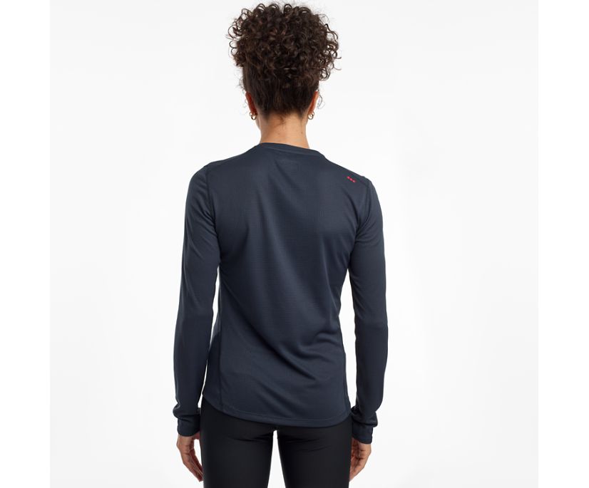 Női Saucony Stopwatch Long Sleeve Ingek Kék | HU 246CTV